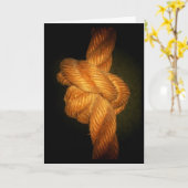 Oubliez votre anniversaire ? Nouez-moi ! Carte (Fleur jaune)