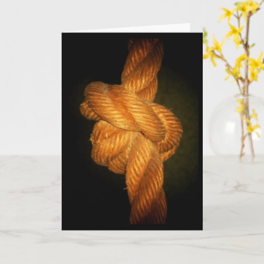 Oubliez votre anniversaire ? Nouez-moi ! Carte (Fleur jaune)