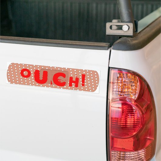 Ouch! Bandage Bumpersticker (Op Truck)