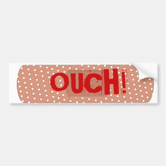 Ouch Bandaid Bumpersticker