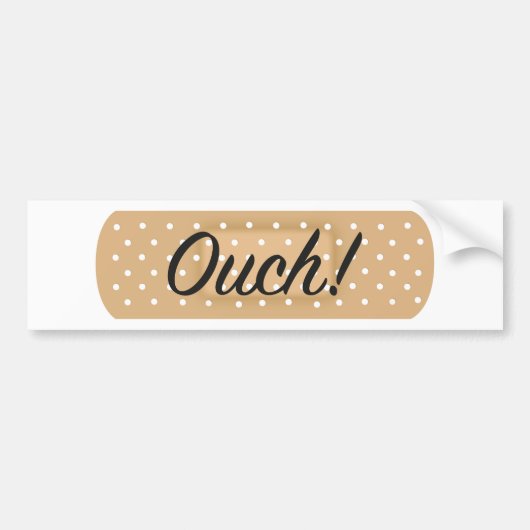 OUCH! BUMPERSTICKER (Voorkant)