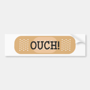 OUCH! BUMPERSTICKER