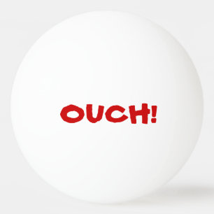 Ouch dat Hurts! Spreken Pingpongballen