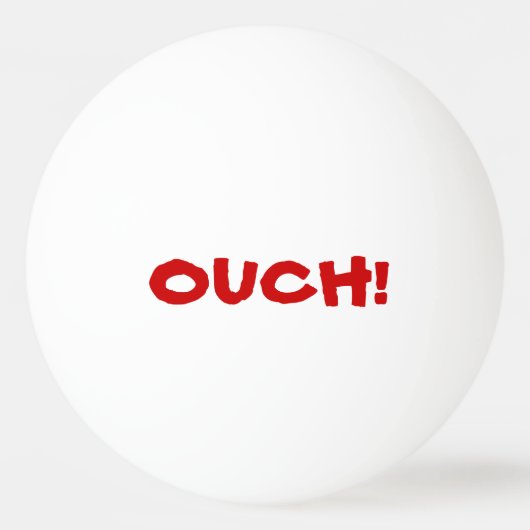 Ouch dat Hurts! Spreken Pingpongballen (Voorkant)