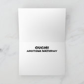 OUCH, nog een verjaardag Kaart (Binnen)