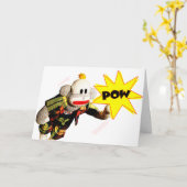 OUCH, nog een verjaardag Kaart (Gele Bloem)