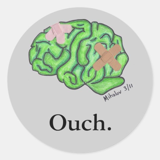 "Ouch" stickers (Voorkant)