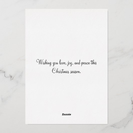 Oud 1910 Kind met Kerstman Brief Goud Folie Feestdagenkaart (Achterkant)