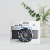 Oud 35 mm minolta camera-Briefkaart Briefkaart (Staand voorkant)