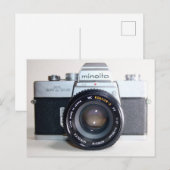Oud 35 mm minolta camera-Briefkaart Briefkaart (Voorkant / Achterkant)