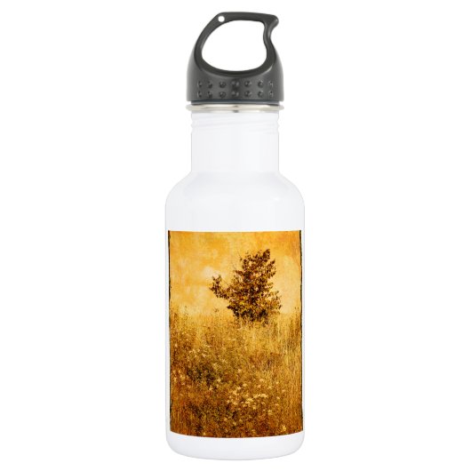 Oud Afbeelding van het landschap Waterfles (Voorkant)