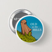 Oud als de Hills Button (Voorkant /achterkant)
