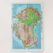 Oud Australië. Een gerestaureerde kaart. Legpuzzel (Verticaal)
