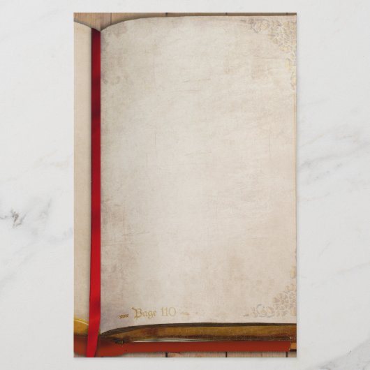 Oud boek briefpapier (Voorkant)