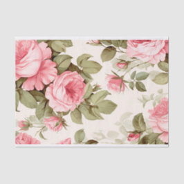 Oud boeket met rozen tissuepapier