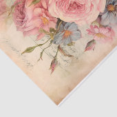 Oud boeket met rozen tissuepapier (Detail)