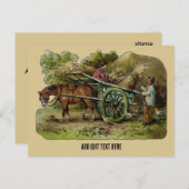 Oud  Boerderij, Kaart Tekst bewerken (Voorkant / Achterkant)