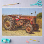 Oud Boerderij tractor  deklaagpapier Tissuepapier (Craft)