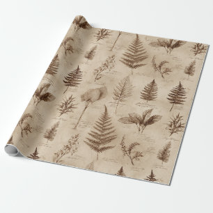 Oud botanisch bloempatroon (7) cadeaupapier