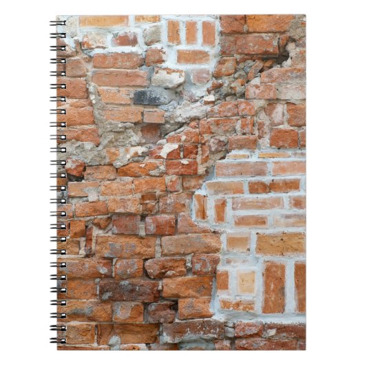 Oud Brick Wall Notitieboek (Voorkant)