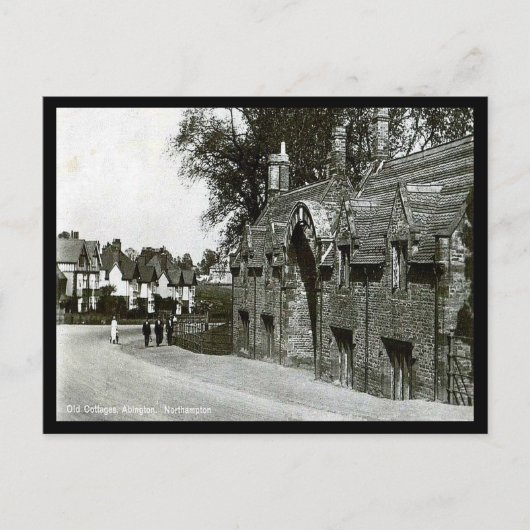 Oud Briefkaart - Abington, Northampton (Voorkant)