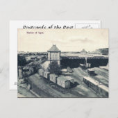 Oud Briefkaart - Agra, India (Voorkant / Achterkant)