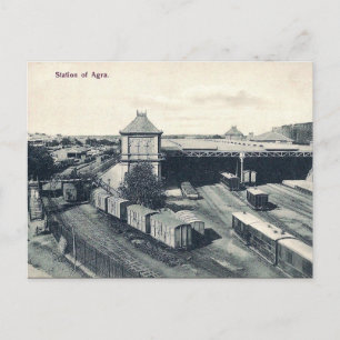 Oud Briefkaart - Agra, India