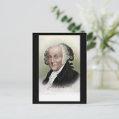 Oud Briefkaart - Amerikaans President John Adams (Staand voorkant)