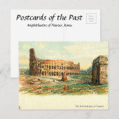 Oud Briefkaart - Amfitheater van Flavius, Rome (Voorkant / Achterkant)