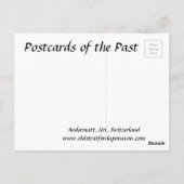 Oud Briefkaart - Andermatt, Zwitserland (Achterkant)
