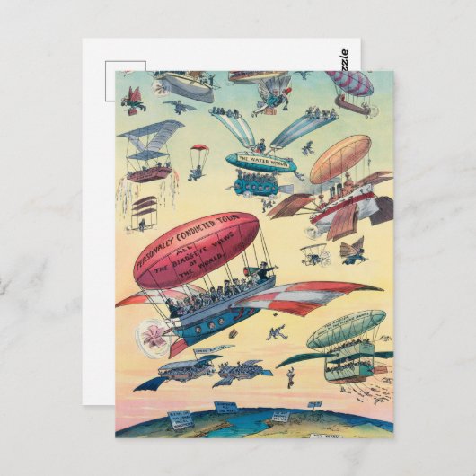 Oud Briefkaart   Antiek (Voorkant / Achterkant)