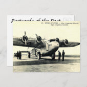 Oud Briefkaart - Armstrong-Whitworth Plane (Voorkant / Achterkant)