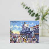 Oud Briefkaart - Atlantic City, New Jersey, VS (Staand voorkant)