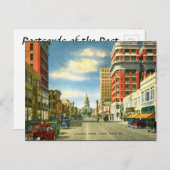 Oud Briefkaart - Austin Texas (Voorkant / Achterkant)