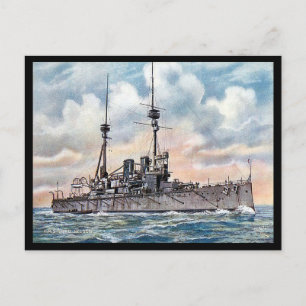 Oud Briefkaart - Battleship HMS Lord Nelson