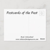 Oud Briefkaart - Bazel, Zwitserland (Achterkant)
