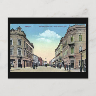 Oud Briefkaart - Belgrado in 1920