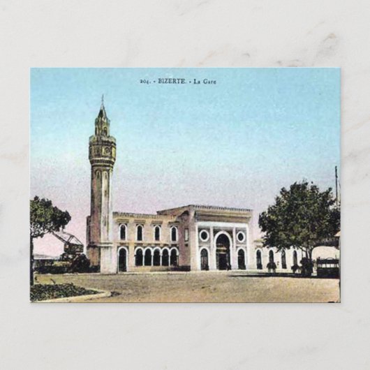 Oud Briefkaart - Bizerte, Tunesië (Voorkant)