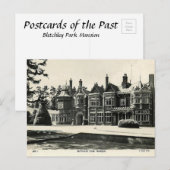Oud Briefkaart - Bletchley Park Mansion (Voorkant / Achterkant)