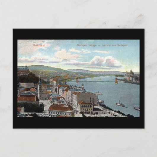 Oud Briefkaart - Boedapest 1914 (Voorkant)