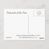 Oud Briefkaart - Boedapest, Parlement 1913 (Achterkant)