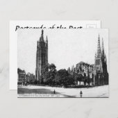 Oud Briefkaart - Bordeaux, Frankrijk (Voorkant / Achterkant)