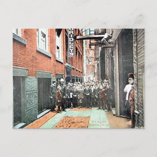 Oud Briefkaart - Boston, Massachusetts (Voorkant)