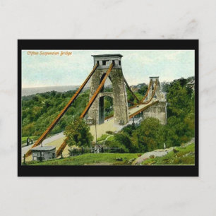 Oud Briefkaart - Bristol, Clifton Suspension Bridg