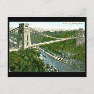 Oud Briefkaart - Bristol, Hangbrug Clifton