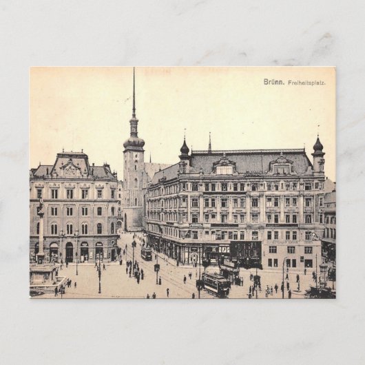 Oud Briefkaart - Brno , Tsjechië (Voorkant)
