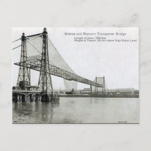 Oud Briefkaart - Brug voor breedband en loopgraan (Voorkant)