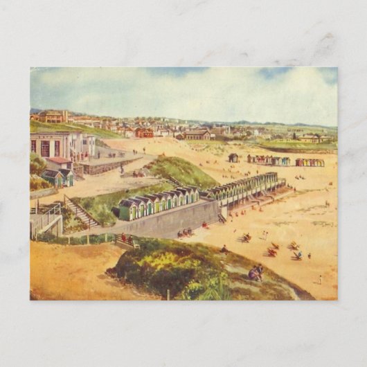 Oud Briefkaart - Bude, Cornwall (Voorkant)