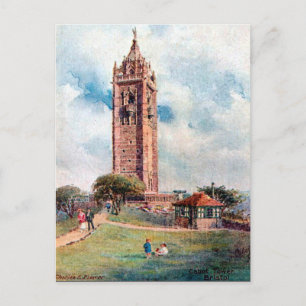 Oud Briefkaart - Cabot Tower, Bristol