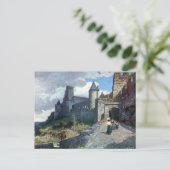Oud Briefkaart - Carcassonne, Aude, Frankrijk (Staand voorkant)
